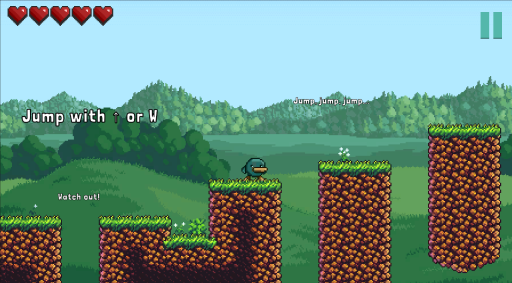 Eryndrel Screenshot - Jumping platforms